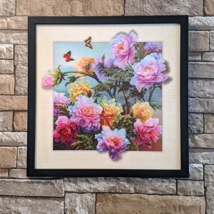 💎💗 3D moving pictures butterfly flowers